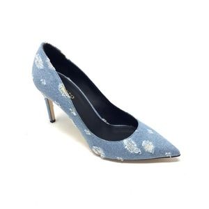New Repetto denim heels pumps shoes